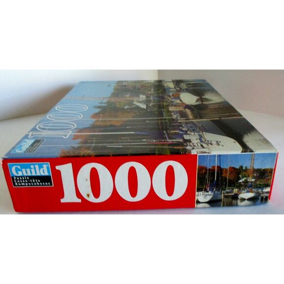 Guild 1000Pc. Jigsaw Puzzle Lake Superior Bay Field Wi. New In Box - Picture 5 of 6